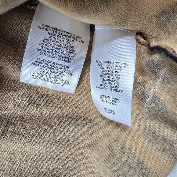 Jones New York Signature Woman 3X Tank Top Black/Beige Animal Print - Picture 4 of 6